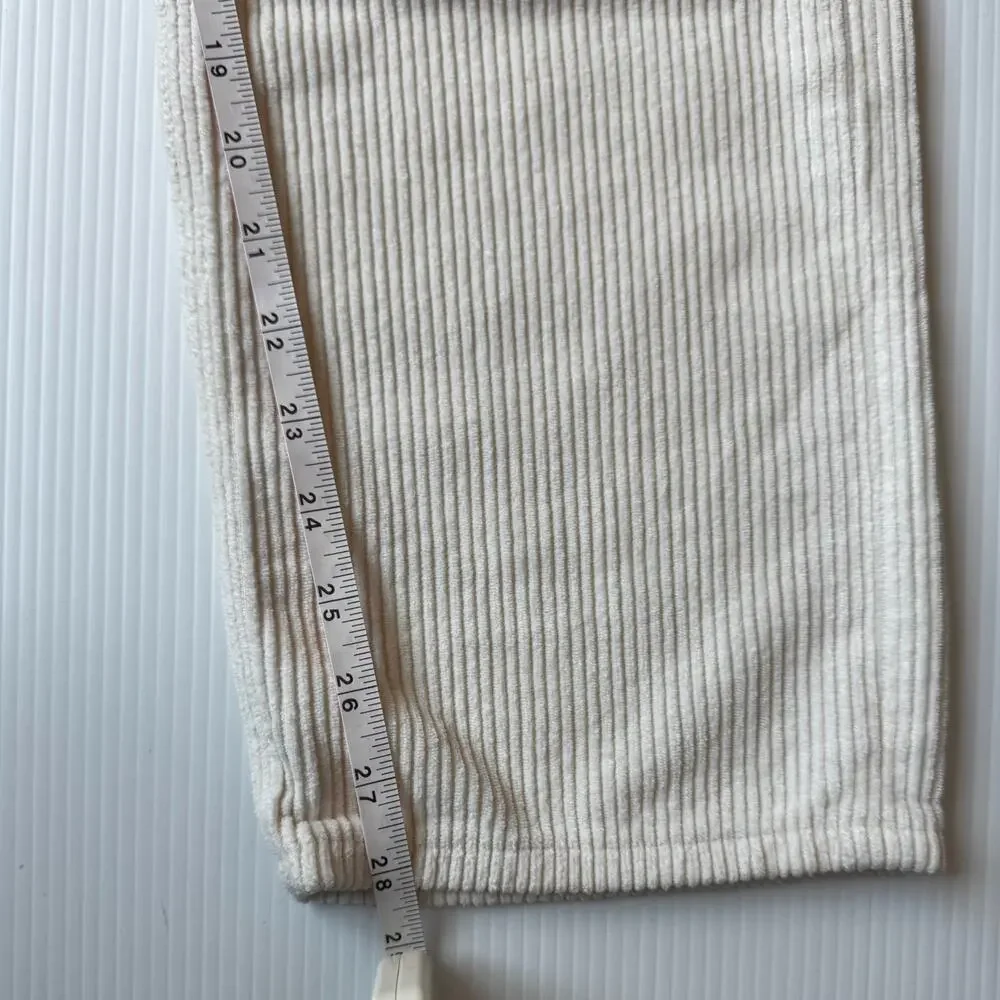 Reformation Cynthia Corduroy Pants 28 Cream Straight Cozy Nostalgic Retro Ivy - Picture 16 of 16
